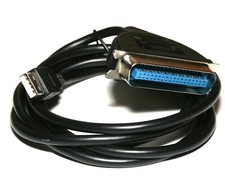 5Ft. USB to Parallel IEEE1284 Centronic 36-Pin Printer Cable Windows, Mac, USA picture