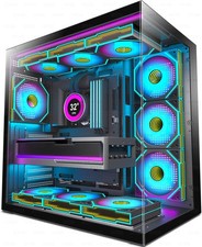 HYXN H1 HYXN PC Case, Pre-Installed 7 Infinity Mirror PW picture