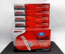 LOT OF 9 COMP USA 5.1 Channel Surround PCI 32 bit 3D Sound Car picture
