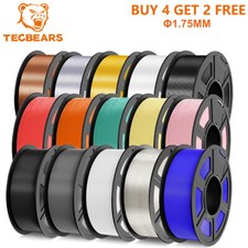 【BUY 6 PAY 4】TECBEARS PETG PLA Matte SILK PLA+ 3D Printer Filament 1KG ABS ASA picture