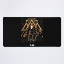 DC Comics Black Adam Gold Gaming Desk Mat, Idea Gift For Friends picture