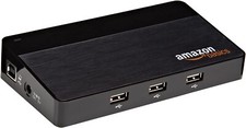 5PK 10-Port USB 2.0 Hub w/ Power Adapter and Cable 2 Fast Charge ports Plug&Play picture