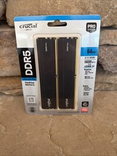 Crucial Pro 64GB 2x32GB DDR5 5600 CL46 XMP EXPO Desktop Memory picture