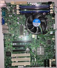 Supermicro X9SCA-F Intel C204 LGA1155 ATX Server Motherboard W/ Xeon E3-1225V2 picture