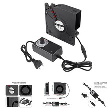 120mm x 32mm Centrifugal Blower Fan 110V 220V AC with Speed Controller High picture