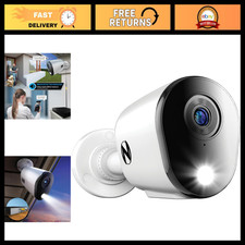 4K Wired Indoor/Outdoor Security Camera with 2-Way Audio - Add-On Pack - White picture