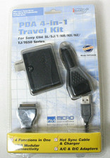 NIB Micro Innovations THTC600S  PDA 4-IN-1 Travel Kit For Sony Clie picture
