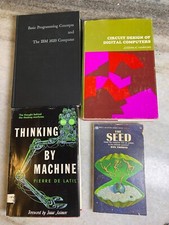 Rare EARLY 1950s 50s 1960s 60s Artificial Intelligence Computer Computing Books picture