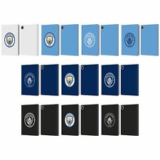 MANCHESTER CITY MAN CITY FC BADGE LEATHER BOOK WALLET CASE FOR APPLE iPAD picture