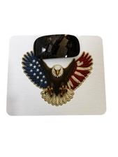 American Bald Eagle Mouse Pad, USA Flag Wings Design picture