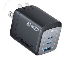 Anker Prime 67W USB C GaN Charger, 3-Port Compact Fast PPS Charger, for MacBook picture