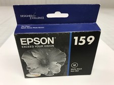 Genuine Epson T159820 159 Matte Black Ink Cartridge for R2000 Printer Exp 2019 picture