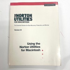 1995 Norton Utilities for Macintosh Computer v 2.0 User's Manual picture