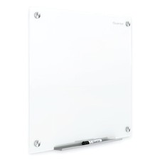 Whiteboard 48 x Glass Board Wall Mount Brilliance White G24848W Magnetic Quartet picture
