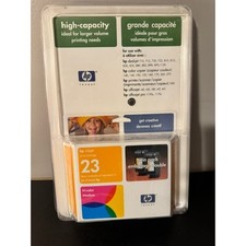 HP 23 Tri-Color Inkjet Print Cartridge Twin Pack C1823D High Capacity New picture