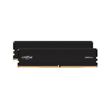 Crucial Pro 32GB (2x16GB) DDR5 UDIMM 6000MHz CL48 Black Heat Spreader Support picture