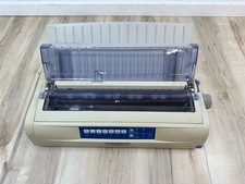 Okidata ML 421 MICROLINE wide format 9-Pin Printer OKI *No power cord* picture