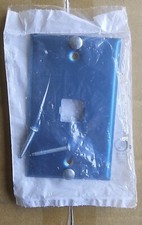 Commscope M10LW45SP 1 Port 1 Gang SS Telephone Faceplate Stainless Steel NEW  picture