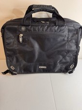 Ogio Briefcase 17” Laptop Messenger Bag Black Used Excellent 13” x 18” x 6” picture