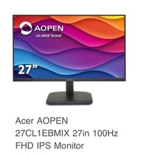 ACER AOPEN 27CL1EBMIX 27in 100Hz FHD IPS Monitor With Razer Mouse DEATHADDER picture