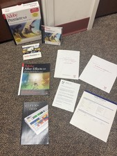 Vintage Adobe Premiere 6.0 Upgrade & After Effects 5.0 Software Lot Manuals CDs picture