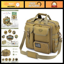 Tactical Messenger Bag for Men, Military Briefcase, 14
