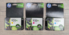 HP 920XL Color Ink Cartridges Cyan, Magenta, Yellow OEM Lot Bundle Toner 2013 picture