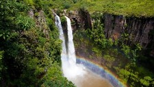Landscape waterfall nature south Custom Gaming Mat Desk picture