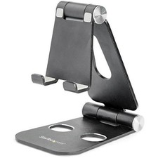 StarTech USPTLSTNDB Phone Tablet Stand Adjustable Black picture