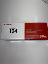 Canon 104 Genuine Black Toner Cartridge New And Sealed picture