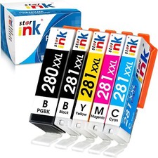 Starink 280 281 XXL Ink Cartridges Replacement for Canon Printers 5 Color Pack picture