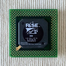 Rise MP6 266 Mhz CPU Socket 7  1998  NEW and TESTED picture