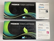 Lot 2 NEW SEALED HP Compatible Premium Toner Cartridge 410X Black CE413A Magenta picture