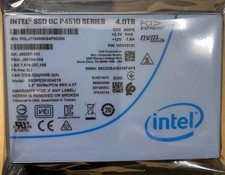 Intel SSD 4TB P4510 Series DC NVME U.2 SSDPE2KX040T8 Solid State Drive picture