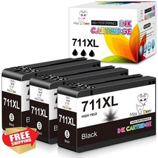 Miss Deer 711XL Black Ink 3 Pack picture