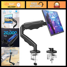 Height Adjustable Single Monitor Desk Mount, Full Motion Arm for 32