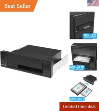 Universal Hot Swap Mobile Rack for 2.5” or 3.5” SSD/HDD, Internal Tray-Less S... picture