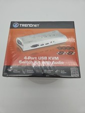 Trendnet  TK (TK409K) 4-Ports External KVM / audio / USB switch PS/2 With Cables picture
