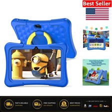 Durable 7-Inch Kids Tablet with Pre-Installed Apps & Parental Controls in Blue picture