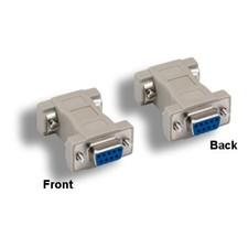 KNTK DB9 9Pin Female to Female Adapter Molded RS-232 Straight Through Connector picture