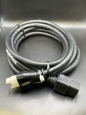Volex 72-1411-01 Power Cord 20A 250V:  L6-20 to C19  / Approx 14ft. picture