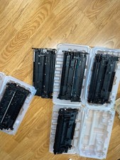 5 Genuine HP Empty Virgin HP 58A Toner Cartridges with OEM Chip picture