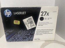 Genuine HP 27X Black High Yield Toner Cartridge, C4127X New and Sealed  picture