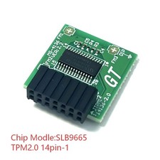 TPM2.0 14pin-1Module Trusted Platform LPC SLB9665 for MSI MS-4136 X299 RAIDER US picture