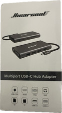 Hiearcool Multiport USB C Hub Adapter Ethernet 4 USB Ports Station Open Box picture