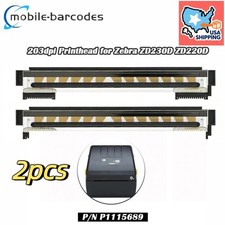 2pcs New Printhead for Zebra ZD230D ZD220D 203dpi Thermal Label Printer P1115689 picture