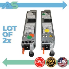 Lot of 2 Dell D350E-S1 350W Power Supply 80 Plus Platinum PowerEdge | 0Y8Y65 picture