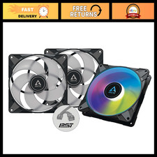 140mm PWM A-RGB PC Case Fans (3 Pack) - Quiet Cooling, High Performance, RGB Lig picture