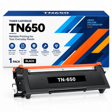 TN650 Black Compatible Toner Cartridge for TN650 HL-5370DWT MFC-8690DW 1 Pack picture