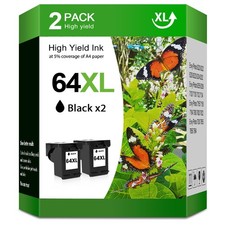 64XL Ink Cartridge for HP 64 XL ENVY 5542 6258 6255 7130 7132 7164 7830 7855 lot picture
